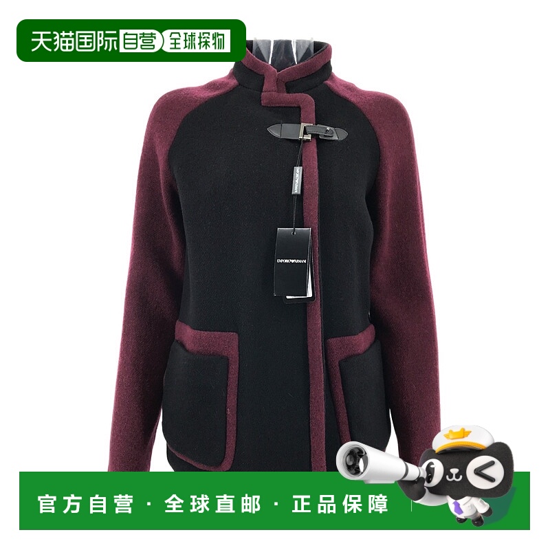 香港直邮Emporio Armani 拼接长袖休闲夹克外套 女装ZGK01QK