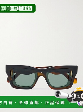 香港直邮LOEWE 罗意威 女士 方形框龟甲色醋纤太阳眼镜 LW40169I5