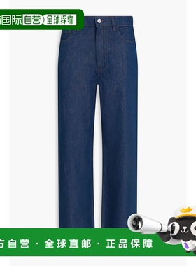 香港直邮THEORY 希尔瑞 女士 高腰直筒牛仔裤 P0104214INDIGO
