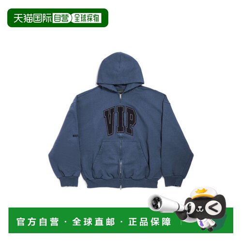 香港直邮Balenciaga 巴黎世家 女士 Vip Team Shifted 徽标拉链深