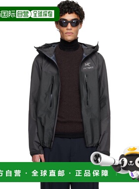 1h可退 香港直邮arc'teryx 始祖鸟 男士 黑色 Alpha 夹克 X000009