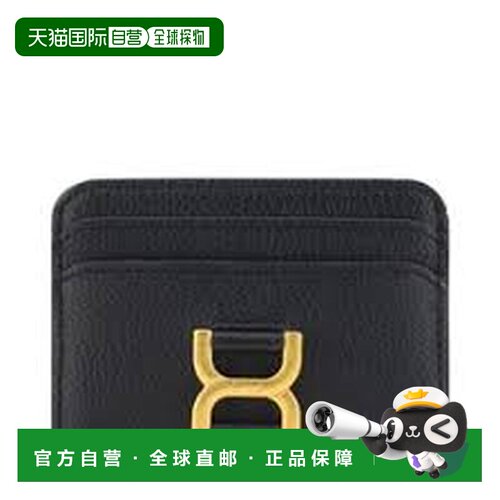 1h可退 香港直邮CHLOÉ 女士钱包 C23AP096I31001 SS2025 黑色 徽