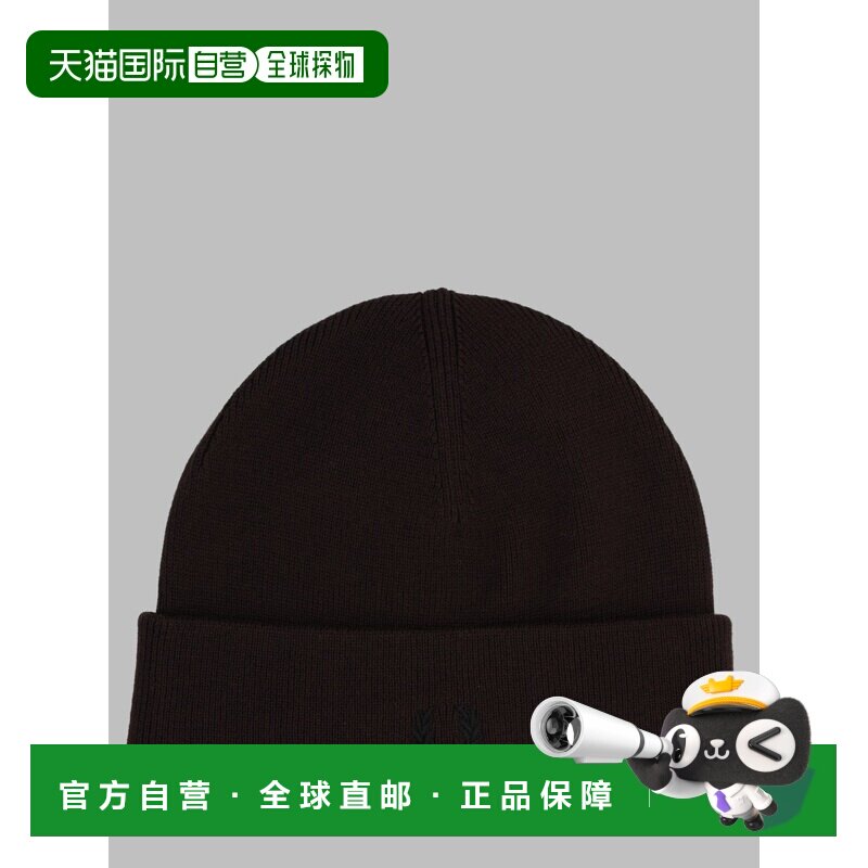 欧洲直邮FRED PERRY 男士帽子 FPC33165933C AW2026 棕色针织帽图片