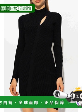 香港直邮Versace 高领长袖连衣裙 10109621A07953范思哲包臀裙