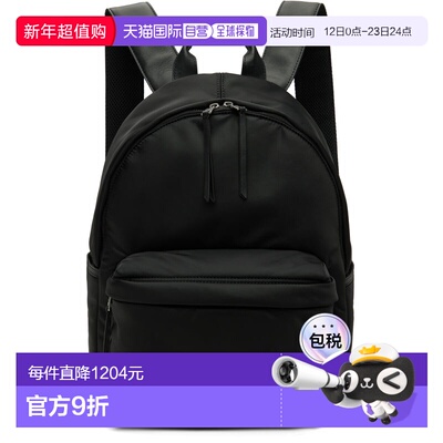 1h可退 香港直邮Ami Paris 男士 黑色 Marcel 双肩包 H25ULL705AW