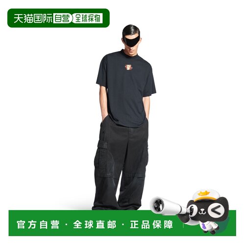 自营欧洲直邮Balenciaga巴黎世家 Balenciaga Back男士胶带图案短