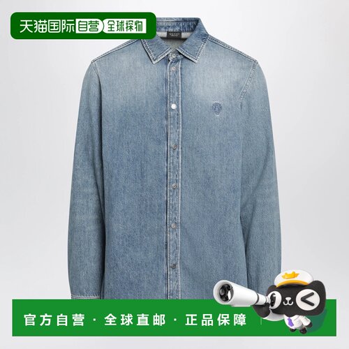 欧洲直邮GUCCI 男士衬衫 860842XDDI44009 AW2026 蓝色 Light blu
