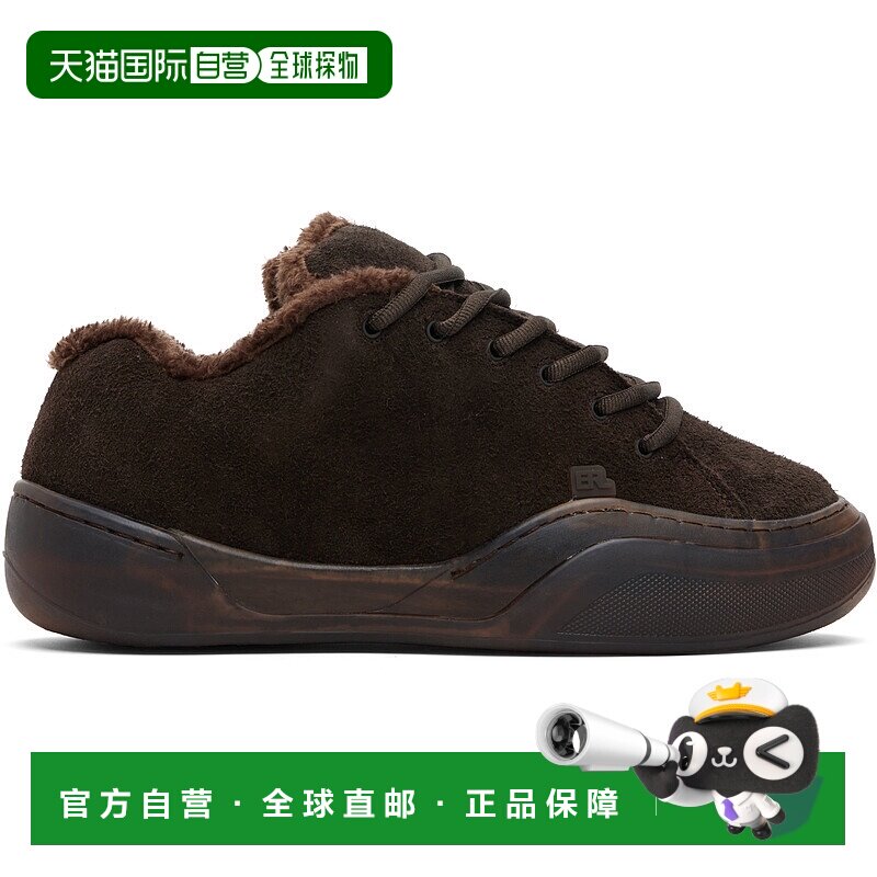 1h可退 香港直邮Tom Ford 汤姆 福特 男士 棕色 Vamp 运动鞋