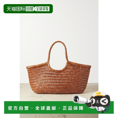 1h可退 香港直邮DRAGON DIFFUSION 女士 Nantucket 编织皮革大号