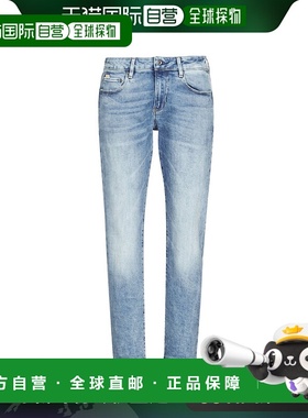 欧洲直邮G-Star Raw 女士 KATE BOYFRIEND WMN 牛仔裤 蓝色直筒裤