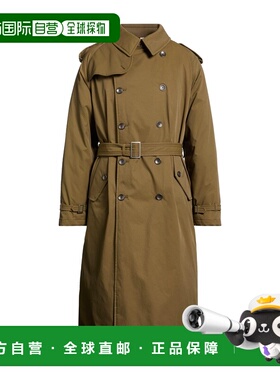 1h可退 香港直邮Herno 男士 双排扣大衣 green绿色 舒适时尚