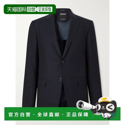 香港直邮1h可退 Zegna 杰尼亚 男士 羊毛混纺西装外套 C50501(Q50