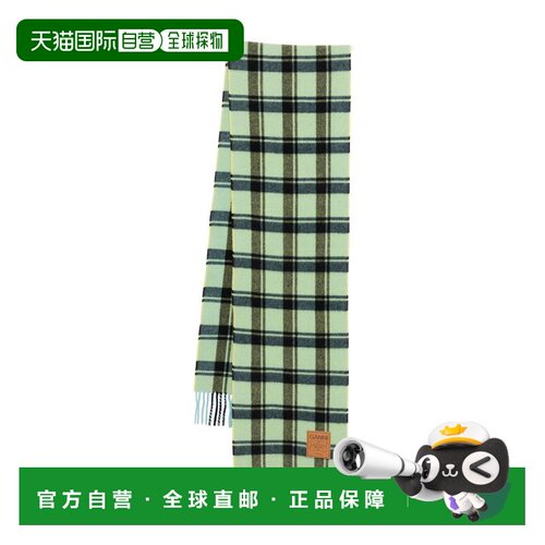 1h可退 欧洲直邮GANNI 女士围巾 A6935301 AW2025 绿色 Scarf
