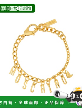 香港直邮MOSCHINO 女士手链手镯 912784060606 AW2025 金色