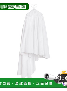 香港直邮Jacquemus 女士 三角形棉质迷你连衣裙 white白色 舒适时