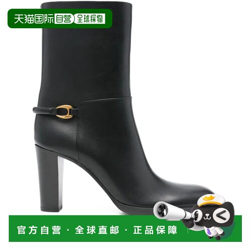 1h可退 香港直邮Saint Laurent 圣罗兰 女士 90mm 搭扣靴子 84157