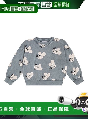 1h可退 香港直邮bobo choses 男童 印花棉质卫衣童装 grey灰色 舒