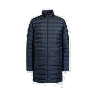 1h可退 香港直邮Emporio Armani 海军蓝色徽标羽绒服 6ZPK12PN22Z