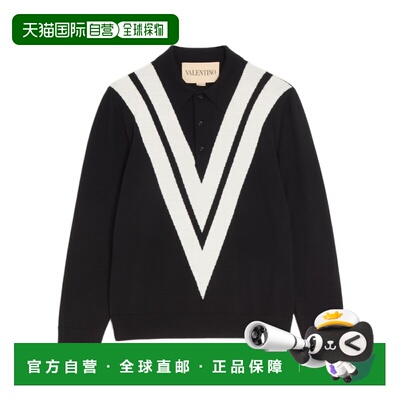 香港直邮Valentino 翻领长袖毛衣 VKP04RBG9