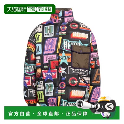 1h可退 香港直邮Herno 男士 Shell 夹克 black黑色 舒适时尚