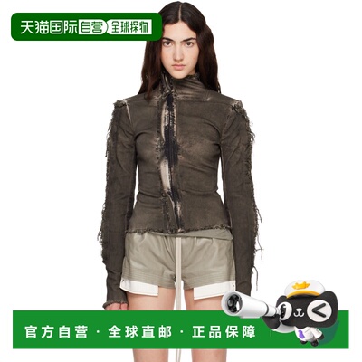 1h可退 香港直邮rick owens 瑞克 欧文斯 女士 棕色 Tower Gary