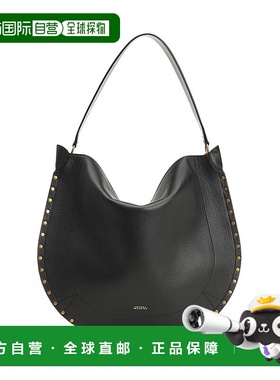 1h可退 香港直邮Isabel Marant 伊莎贝尔 玛兰 女士 Oskan 黑色皮