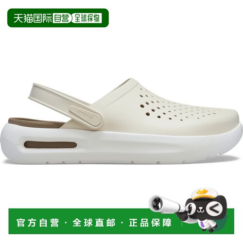 自营欧洲直邮Crocs卡骆驰 LiteRide男女同款雪峰白树脂洞洞鞋