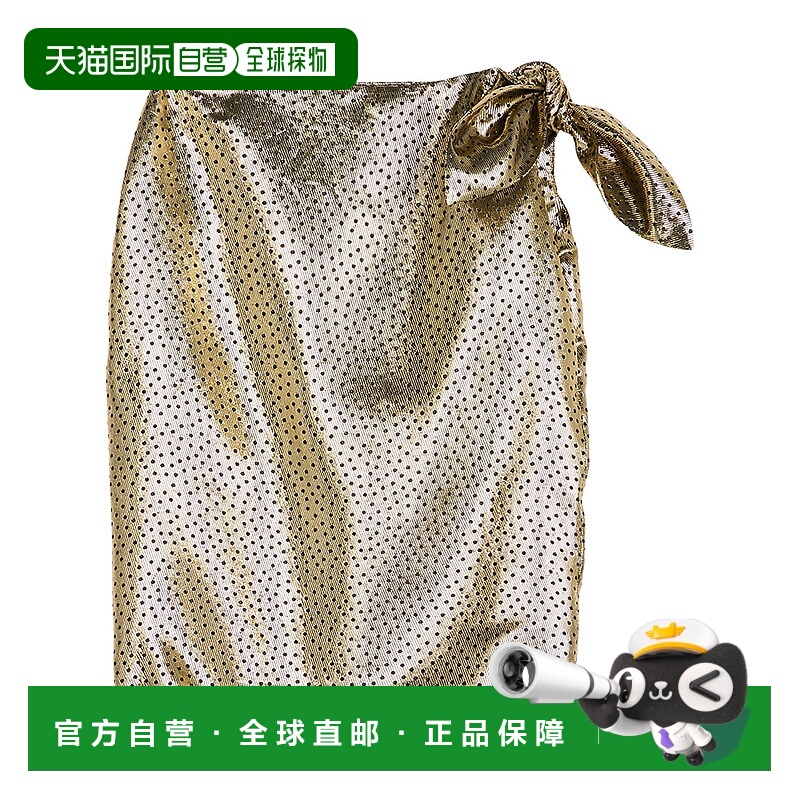 1h可退 香港直邮Saint Laurent 圣罗兰 女士 中长半身裙