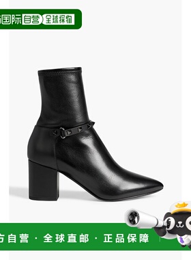 1h可退 香港直邮valentino 华伦天奴 女士 铆钉皮质短靴 W2S0U89A