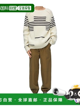 香港直邮Loewe 条纹羊毛针织毛衣 H526Y14KGI