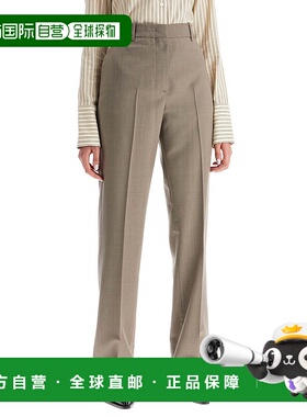 香港直邮GOLDEN GOOSE 女士 轻身精细剪裁羊毛裤子 GWP01894P0016