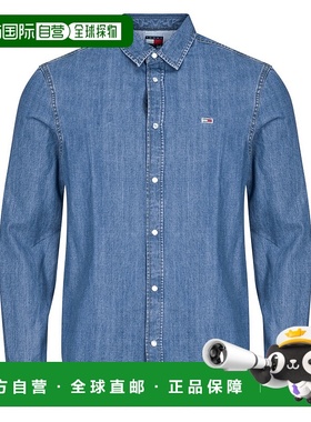 欧洲直邮Tommy Jeans  男衣服 春夏2025 长袖衬衫 RGLR FIT SHIRT