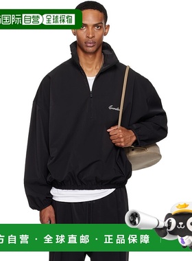 1h可退 香港直邮Essentials 男士 黑色 Sporty Half-Zip 夹克 202