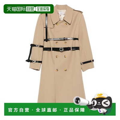 1h可退 香港直邮Coperni 女士 浅褐色外套 COPM27F3006BEI风衣