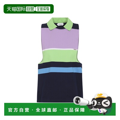 香港直邮versace 范思哲 女士 HEAVY 条纹棉质卫衣 10245081A1789