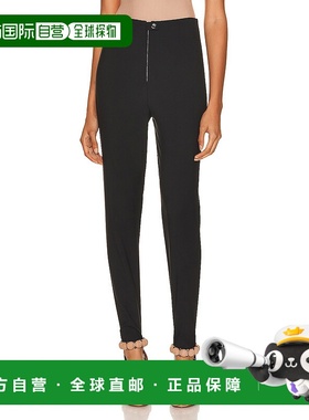 1h可退 香港直邮Alaia 女士 踩脚裤子 AA9P00862T471 black黑色