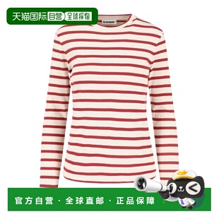 Sander 上衣女装 条纹T恤 J46497长袖 J40NH0003 香港直邮Jil
