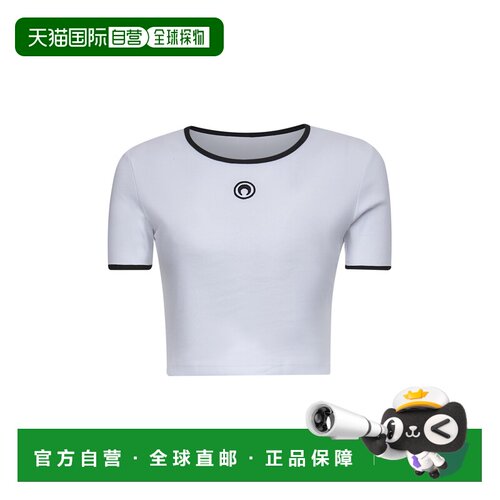 1h可退 香港直邮MARINE SERRE 女士T恤 WTO087ACJER0008WH10 SS20