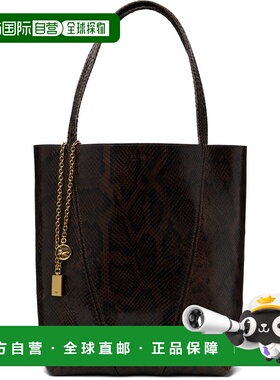 1h可退 香港直邮Chloe 蔻依 女士 棕色 Spin 托特包 CH25US811P20