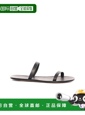 1h可退 香港直邮The Row 女士 Helena 凉鞋 F1652L601 black黑色