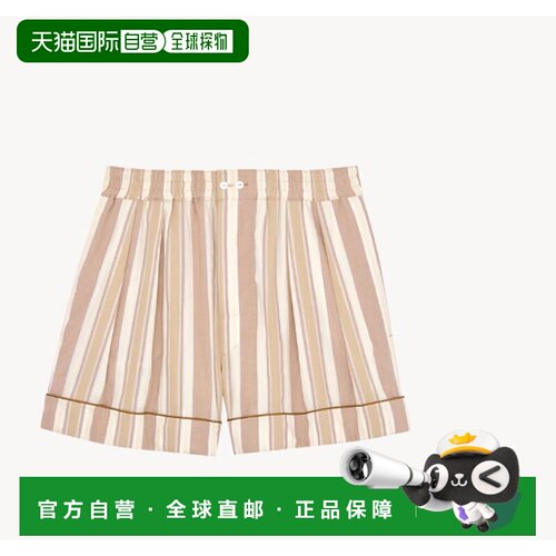香港直邮Saint Laurent 圣罗兰 女士 刺绣棉质短裤 861592Y2N58