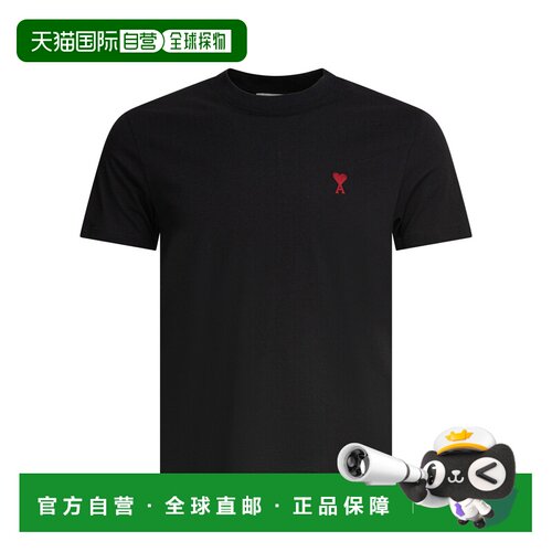 香港直邮Ami Paris 男士T恤 BFUTS035724001BLACK AW2026