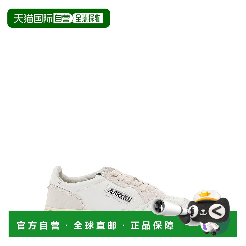 1h可退 香港直邮AUTRY 女士 'Medalist Low' Inserts and 白色绒