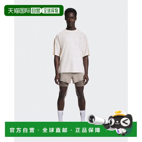 自营欧洲直邮On昂跑 Performance-T Erewhon男士米白色聚酯纤维T