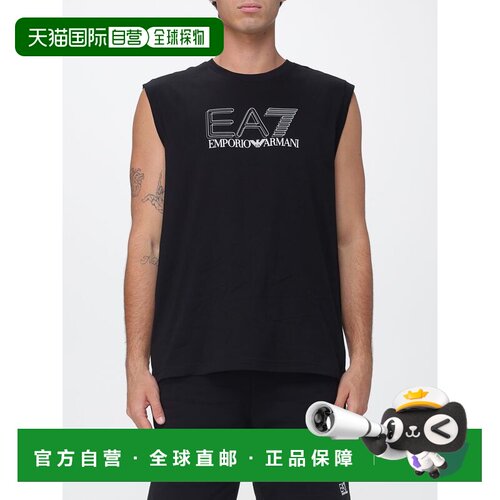 香港直邮EA7 男士T恤 7M001306AF10375UC001 SS2026支付后1h可退
