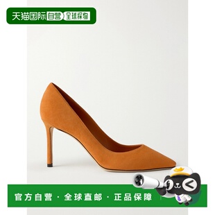 香港直邮Jimmy Choo 周仰杰 女士 Romy 85 绒面革浅口鞋 ROMY85KD