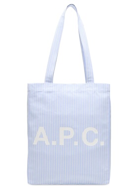 香港直邮A.P.C. 男士 LOU 条纹 Logo 手提包单肩包 COHNOM61442