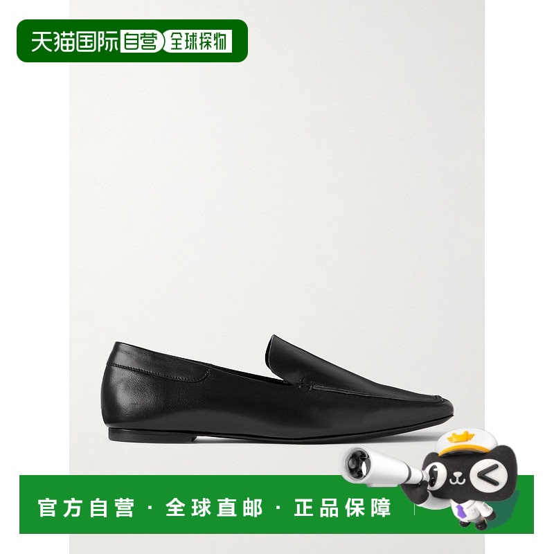 1h可退 香港直邮Staud 女士 Becks 皮质乐福鞋 F24P3003LNBLK