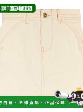 1h可退 香港直邮Jacquemus Enfant 女童 La Jupe De Nimes 牛仔半