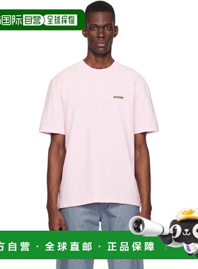香港直邮Jacquemus 男士 粉色 The Gros Grain T恤 25HTSM00133AJ
